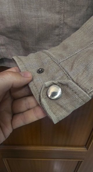 Cazadora Zara Lino Beige