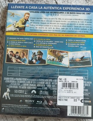 Bluray 3D + Bluray + DVD (PRECINTADO) 🇪🇦🇪🇦