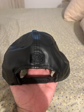 Gorra New Era Cuero Negra NY