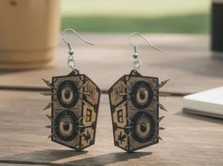 Pendientes Fiesta Bafles Altavoces
