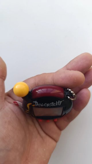 Tamagotchi Connection v4.5 Preto Chamas