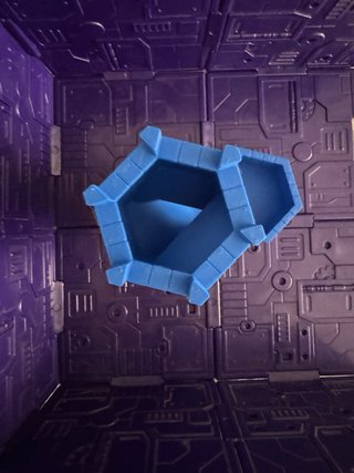 Torre para dados de mesa azul