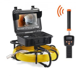 Cámara de Inspección de Tuberías con Sonde de 512hz 22.9 cm Pantalla 720p 50.3m