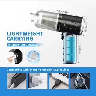 Aspirador mano función soplido USB 1200 mAh