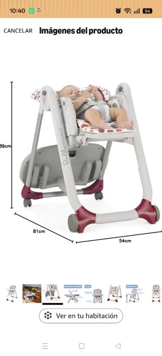 Trona evolutiva Chicco Pollyprogress5