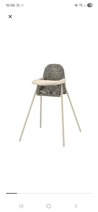 Trona bebé Sandkatt IKEA