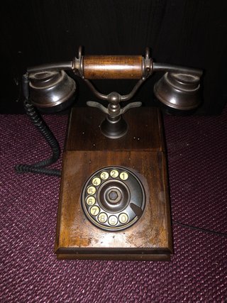 Teléfono Vintage Madera