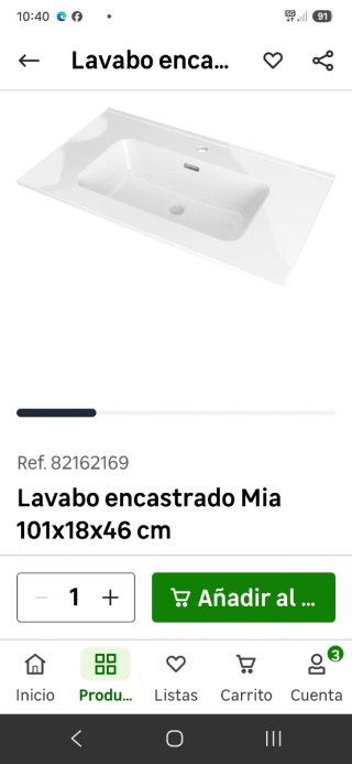 Mueble de baño y pica madera