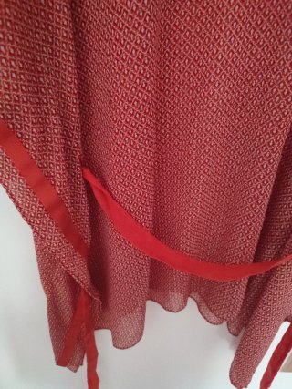 Túnica playera Talla Única Roja