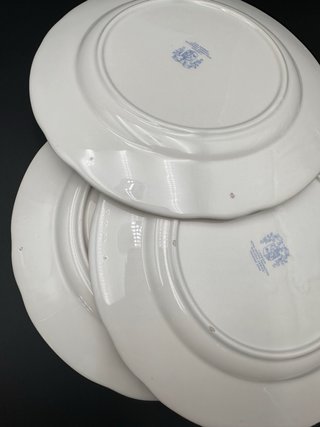 8 Piatti S.C.C.J. Pavone Serie Oro Ø 22 cm