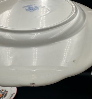 8 Piatti S.C.C.J. Pavone Serie Oro Ø 22 cm