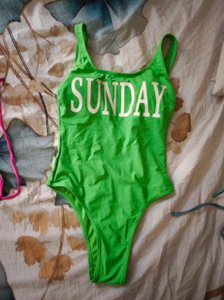 Costume intero SUNDAY verde