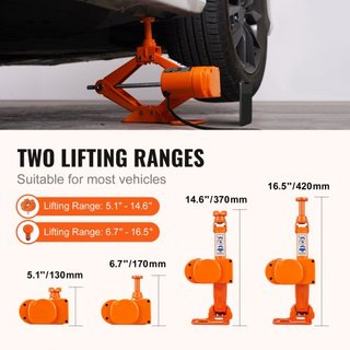 Gato Eléctrico de Coche Gato de Suelo 3 Toneladas Gato de Tijera Eléctrico Herramienta de Reparación de Coche