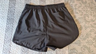 Bañador corto negro hombre
