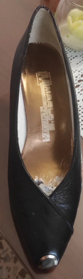 Zapatos de piel negros talla 38