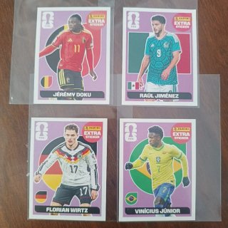 Panini Extras Sticker Mundial 2026 Lote 4 cromos