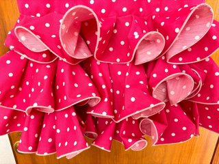 Vestido de gitana para niña con lunares