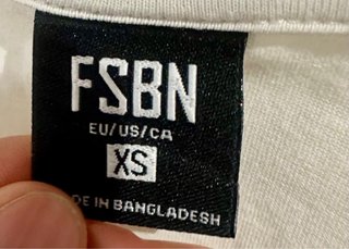 Camiseta tirantes FSBN blanca