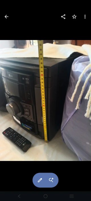 Minicadena LG Negra