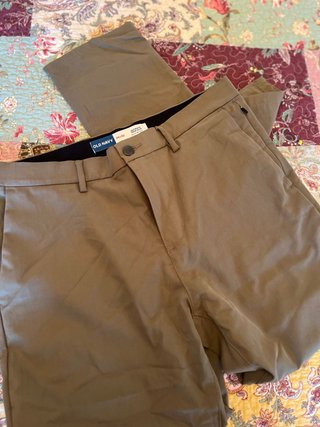 Pantalones Old Navy Talla M Verde Oliva