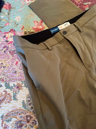 Pantalones Old Navy Talla M Verde Oliva