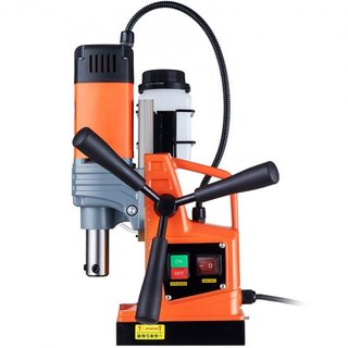 Taladro Magnético, Motor de 1300W, Diámetro de Perforación de 1.6 in, Taladro Magnético Eléctrico Portátil de 2810 lbf, Velocidad Sin Carga de 810 RPM, Máquina de Perforación para Superficies Metá...