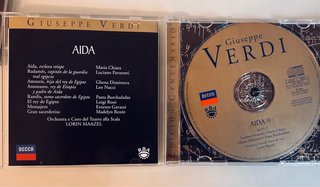 Giuseppe Verdi - Aida (3 CD) Edición Centenario