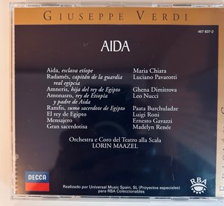 Giuseppe Verdi - Aida (3 CD) Edición Centenario