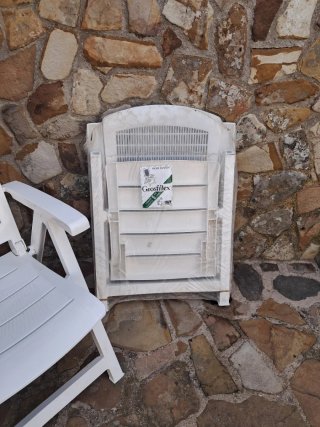 Pack 2 Sillones Jardín Terraza Blanco