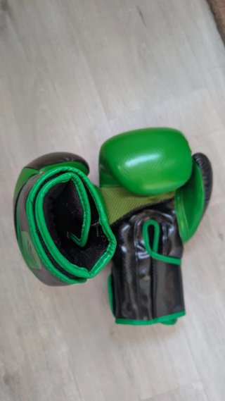Guantes Boxeo 12oz Verde/Negro