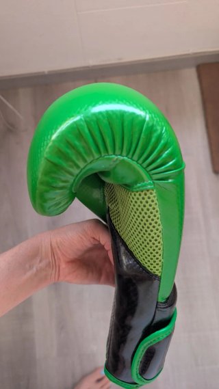Guantes Boxeo 12oz Verde/Negro