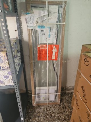 Mampara de baño cristal y metal negra