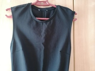 Vestido negro tirantes Zara