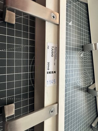 3 Colgadores TJUSIG IKEA Madera y Metal