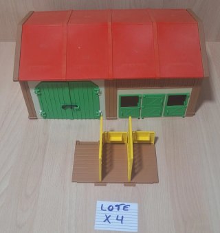 Playmobil Granero Rojo y Verde