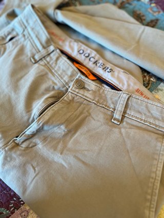 Pantalones Dockers Beige Slim Fit Hombre