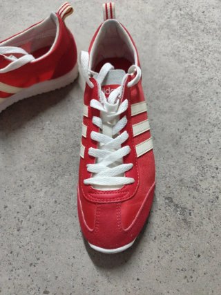 Zapatillas Adidas Rojas y Blancas