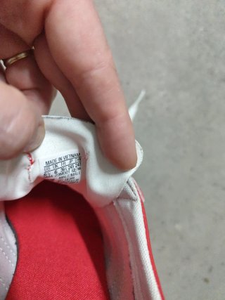 Zapatillas Adidas Rojas y Blancas