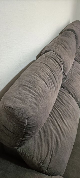 Sofá Chaiselong Gris reversible