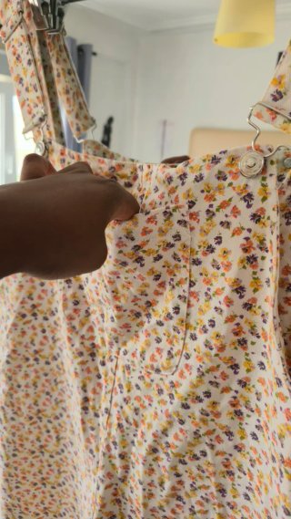 Peto floral Zara Talla L