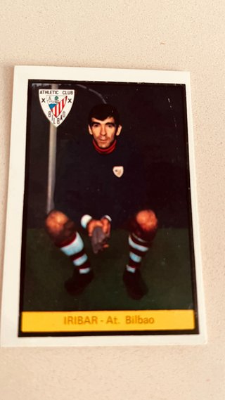 Cromo Fútbol Iribar 1972/73 Athletic Bilbao