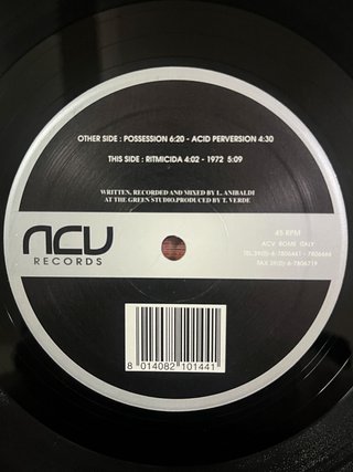 Leo Anibaldi "Possession" disco vinile acid techno