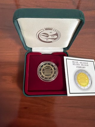 2€ Proof Bélgica 2017 Universidad