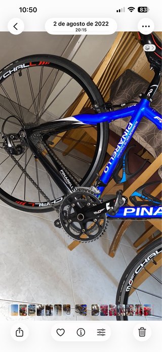 Bicicleta Pinarello Azul