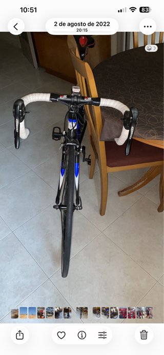 Bicicleta Pinarello Azul
