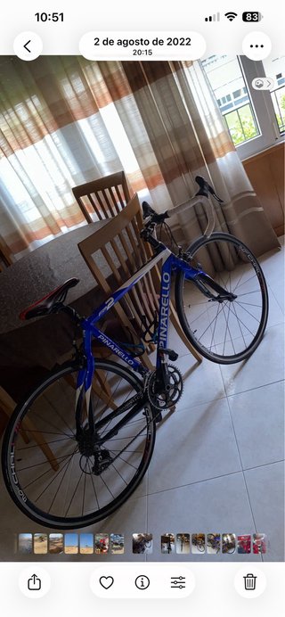 Bicicleta Pinarello Azul
