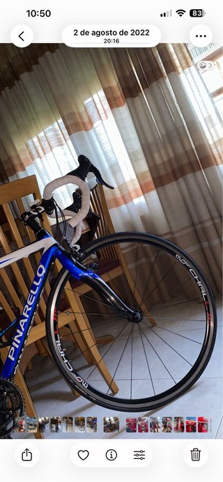 Bicicleta Pinarello Azul