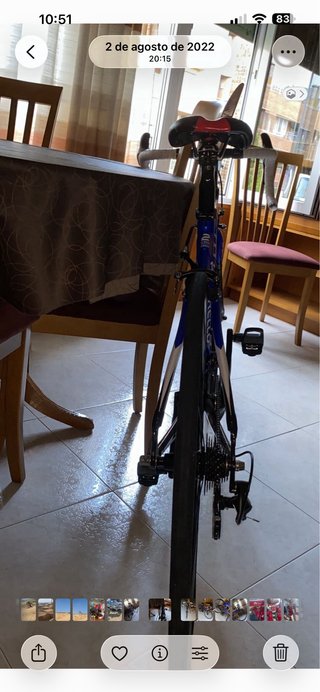 Bicicleta Pinarello Azul