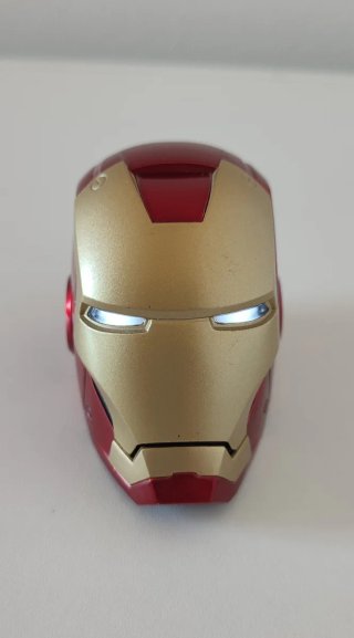 Casco IronMan in Metallo con Luci