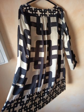 Vestido Zara Geométrico Talla M
